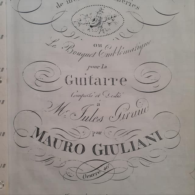Mauro Giuliani: Le Bouquet Emblématique - Mauro Giuliani