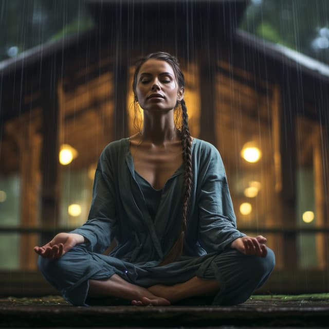 Meditation Rainfall Harmony: Music in the Rain - Dreamy Nature