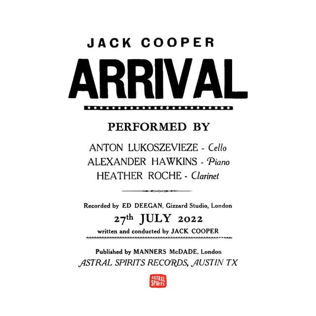 Arrival - Jack Cooper