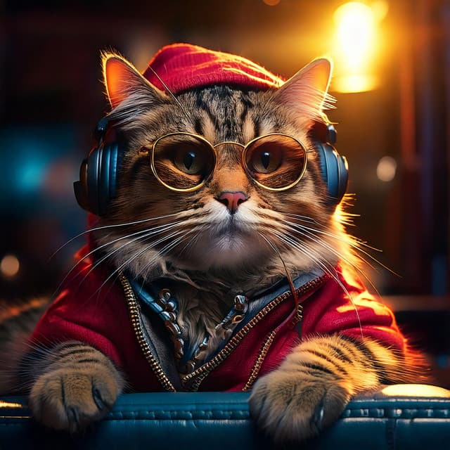 Nighttime Hip Hop Beats for Cats Relaxation - Lofi Vibes