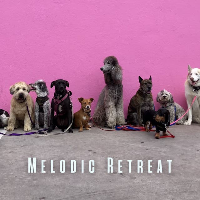 Melodic Retreat: Birds and Crystal Bowl Sounds for Contented Dogs - Happy Playlisted Music
