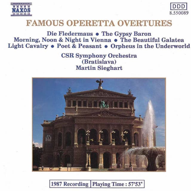 Operetta Overtures - Slovak Radio Symphony Orchestra