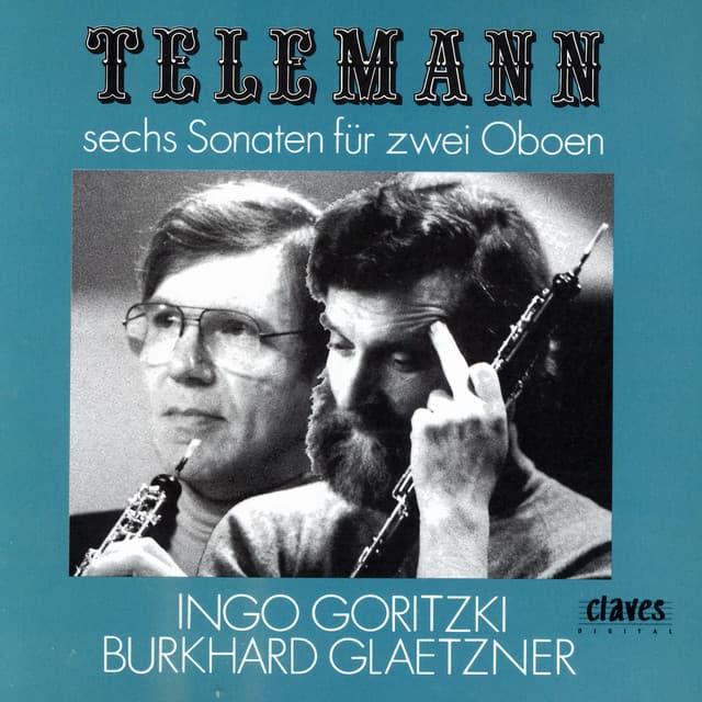 Telemann: Six Sonatas For Two Oboes - Georg Philipp Telemann