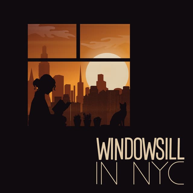 Windowsill in NYC: Lofi with Rain Background, Study Lofi Beats, Reading & Daydreaming - Study Time Collection