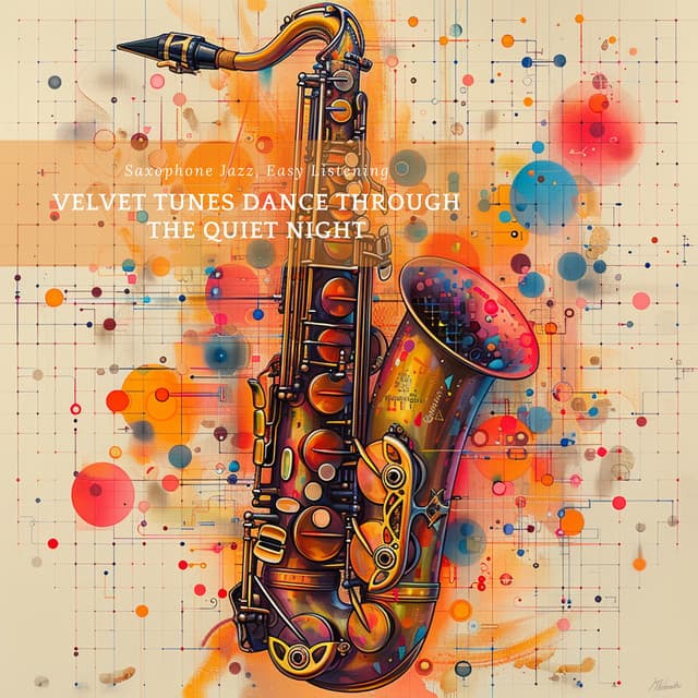 Velvet Tunes Dance Through the Quiet Night - Saxophone Jazz, Easy Listening