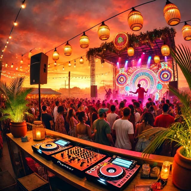 Blazing Amapiano Sundown - Sunset Chill Out Music Zone