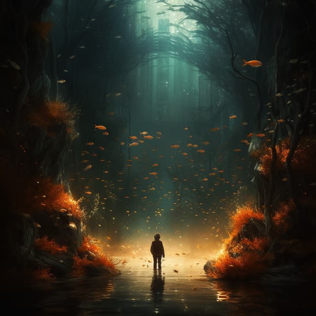 Sueño Tranquilo Del Agua: Melodías Nocturnas Tranquilas - Ambiente de la Selva Tropical