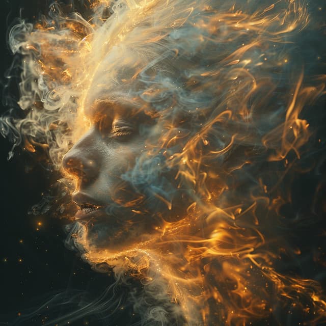 Fuego Crepitante Binaural Para La Calma - Ondas Electrónicas