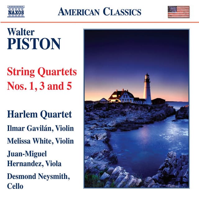 Piston: String Quartets Nos. 1, 3 & 5 - Walter Piston