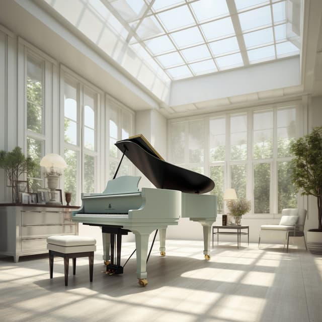 Piano's Peaceful Echoes: Music for Relaxation - Relaxing Med Waves