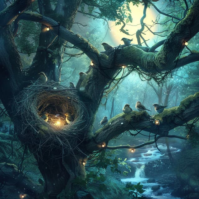 Binaural Sleep Chorus: Birds in Twilight - 92 88 Hz - SleepTherapy