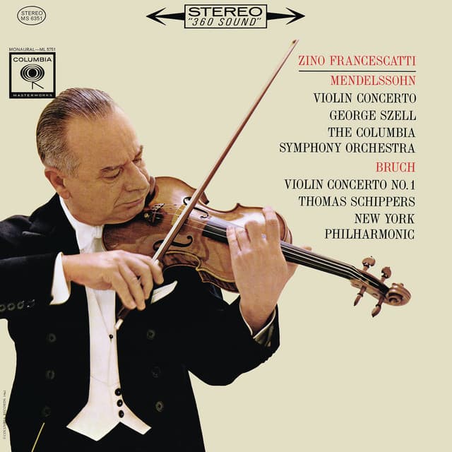 Mendelssohn: Violin Concerto, Op. 64 - Bruch: Violin Concerto No. 1, Op. 26 - Zino Francescatti