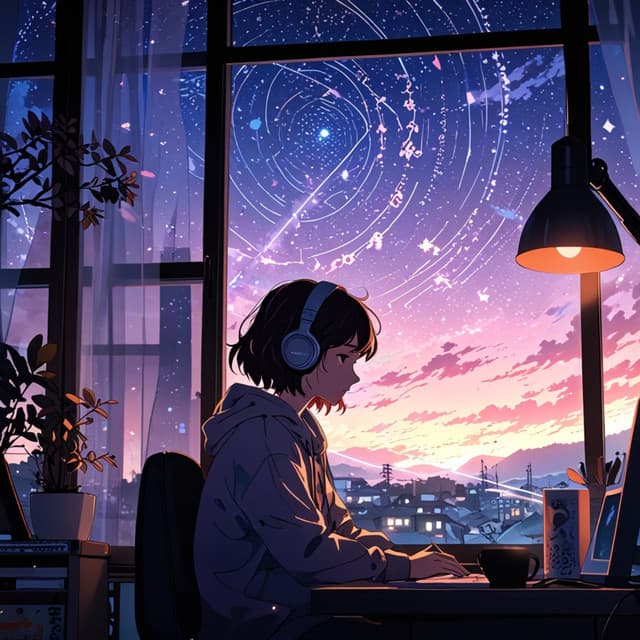 Binaural Study Beats : LoFi & Alpha Waves for Productivity - LO-FI BEATS