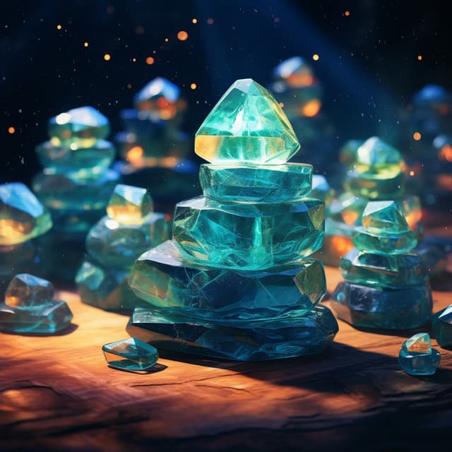 Glowing Embers Harmony: Meditative Musical Radiance - Gentle Outdoors