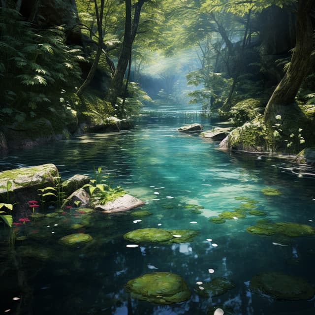 River's Slumber Melody: Tranquil Sleep Harmonies - Oh so Tired