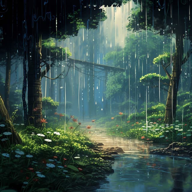 Relajante Lluvia: Rapsodia De La Calma Lluviosa - Sonidos desde arriba