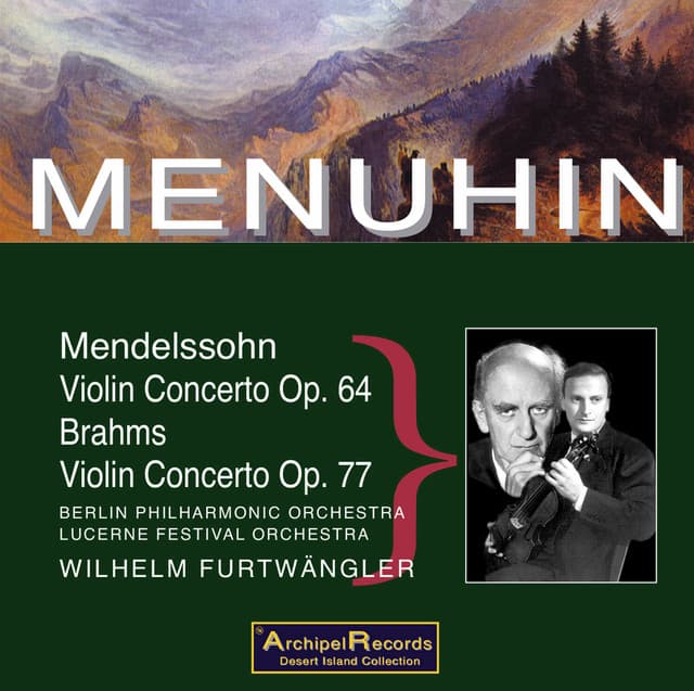 Yehudi Menuhin and Wilhelm Furtwängler - Berliner Philharmoniker