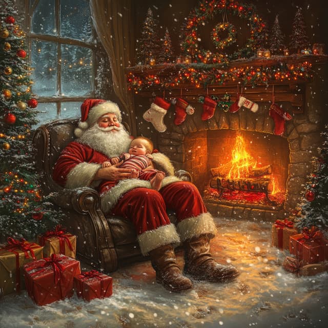 Christmas by the Embers: Songs to Warm Your Heart - Christmas Fireplace Sounds