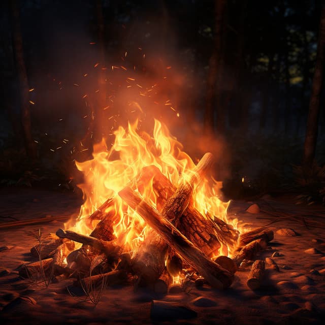 Study by the Hearth: Fire's Calming Influence - ASMR Studying Sounds