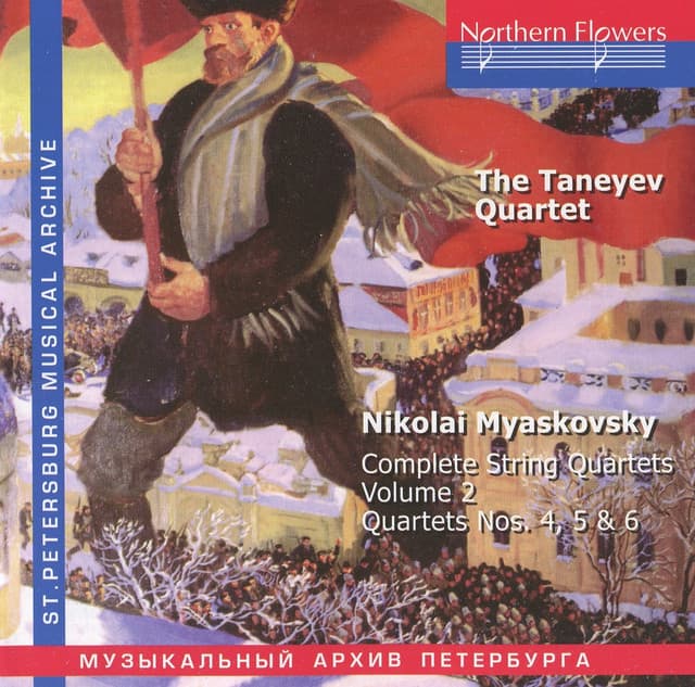 Myaskovsky: Complete String Quartets, Vol. 2: Nos. 4-6 - Nikolai Myaskovsky