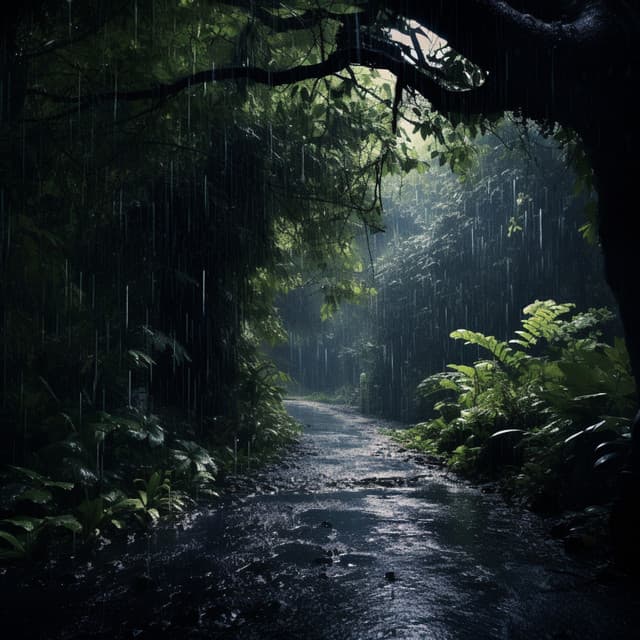 Yoga in the Rain: Tranquil Droplet Ambience - Relaxing Spaces