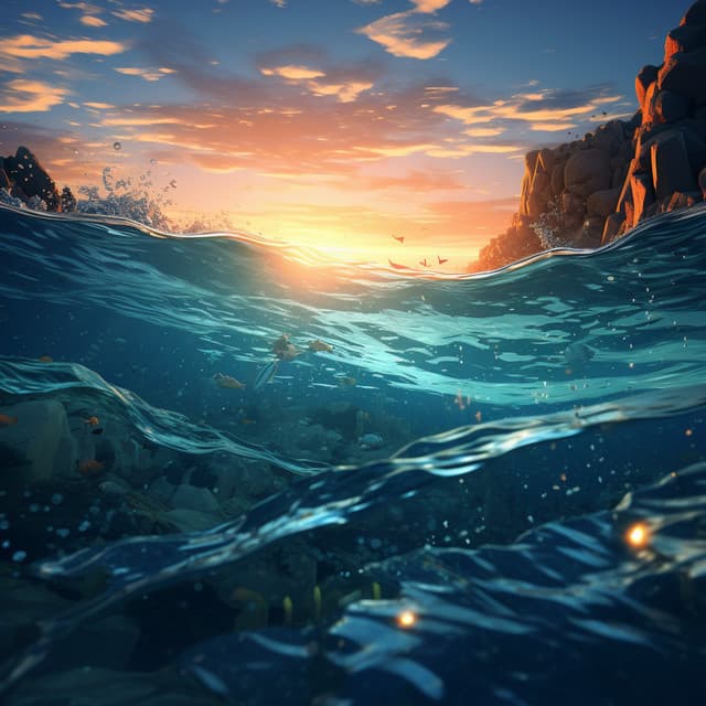 Study Ocean Ambience: Meditation Music for Focus - Brainwave Samples