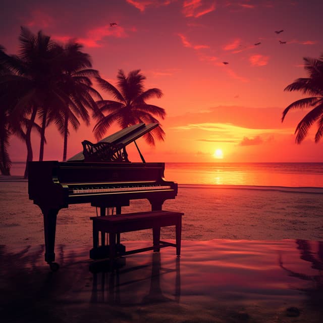 Refugio Elevado De Un Jazz De Piano: Ondas De Relajación Serena - Café ChillHop