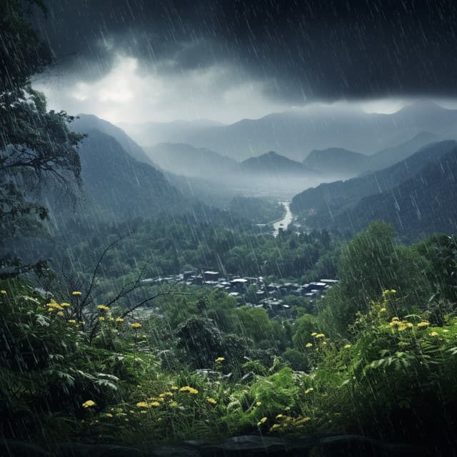 Rain at Work: A Calm Tempo - Sounds of Nature Noise