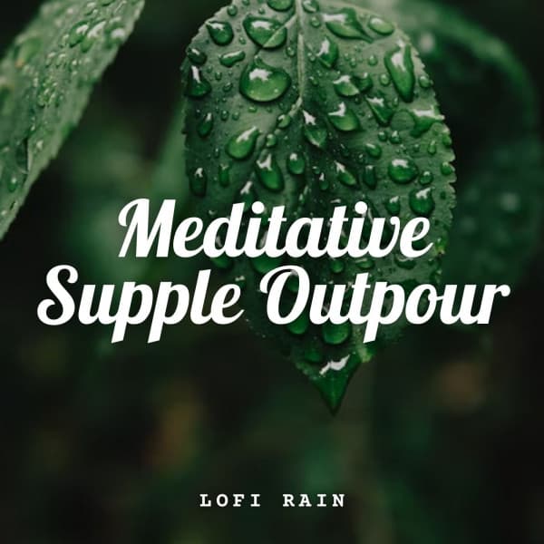 Lofi Rain: Meditative Supple Outpour - Water and River Sounds