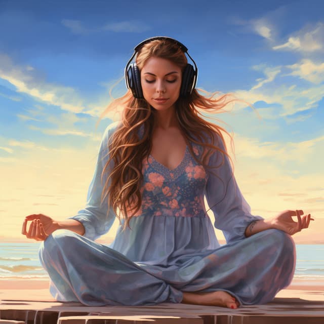 Binaural Harmony: Sonic Ocean Meditation Symphony - Happy Music for Retail Stores