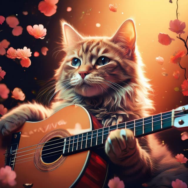 Cats' Peaceful Moments: Soft Guitar Sounds - Soft Sounds