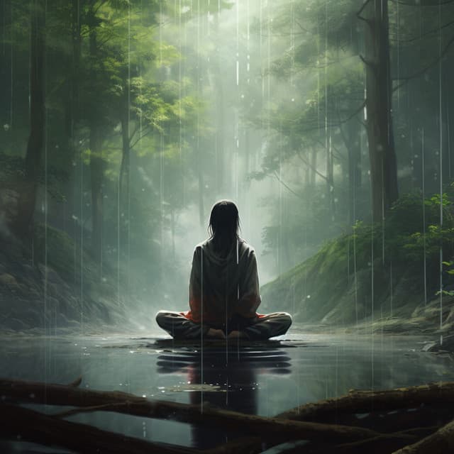 Meditación De La Lluvia: Sonido Mental Calmo - Sonidos orgánicos de la naturaleza