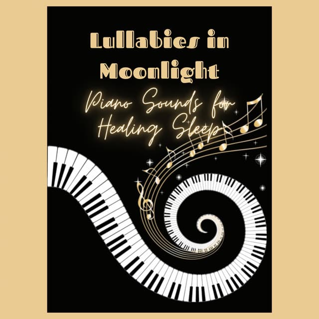 Lullabies in Moonlight: Piano Sounds for Healing Sleep - Little Piano Player