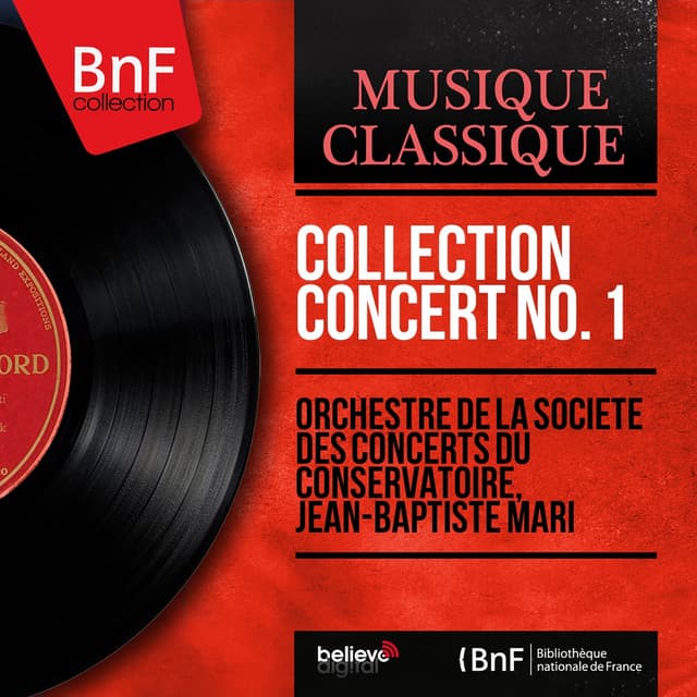 Collection concert no. 1 - Orchestre De La Société Des Concerts Du Conservatoire