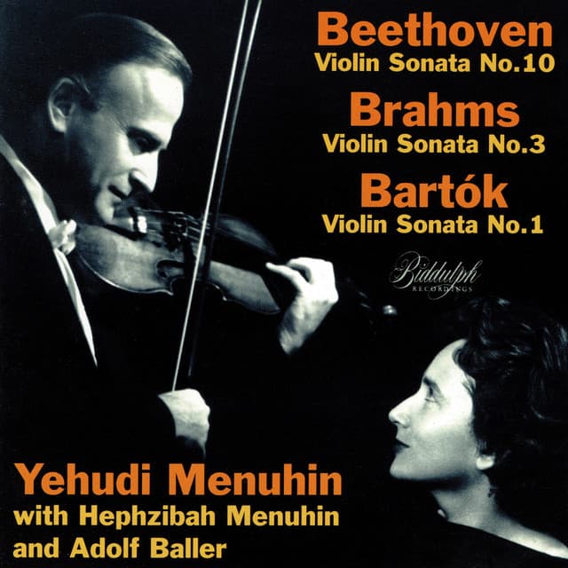 Beethoven, Brahms & Bartók: Violin Sonatas - Yehudi Menuhin