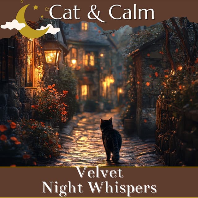 Velvet Night Whispers - Cat & Calm