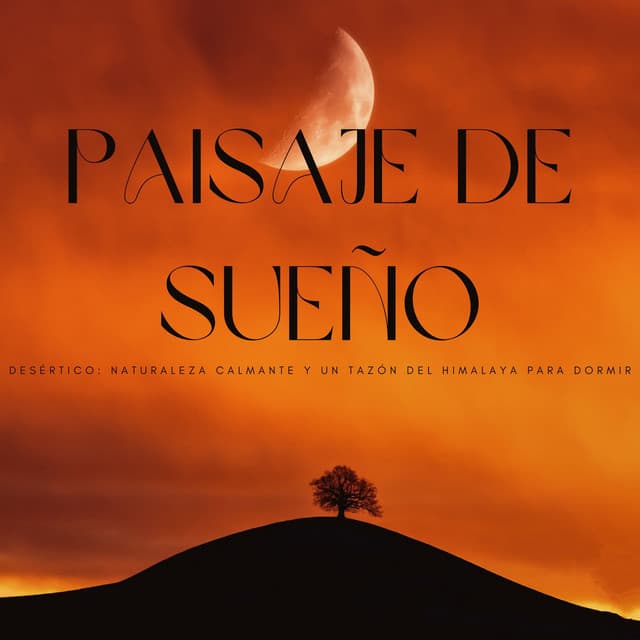 Paisaje De Sueño Desértico: Naturaleza Calmante Y Un Tazón Del Himalaya Para Dormir - Naturaleza Calma