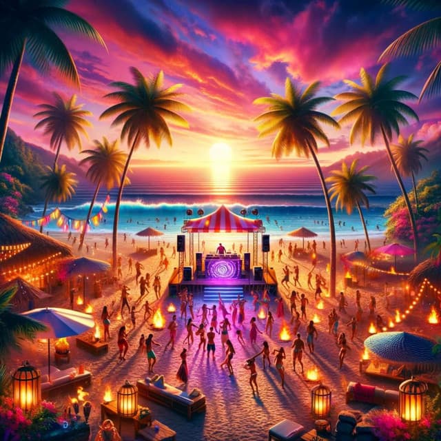 Paradise Pulse: Tropical Tunes and Party Vibes - Sexy Chillout Music Cafe