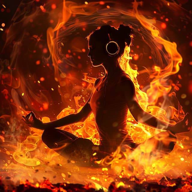 Fire Relaxation Melody: Soothing Heat - Relax River