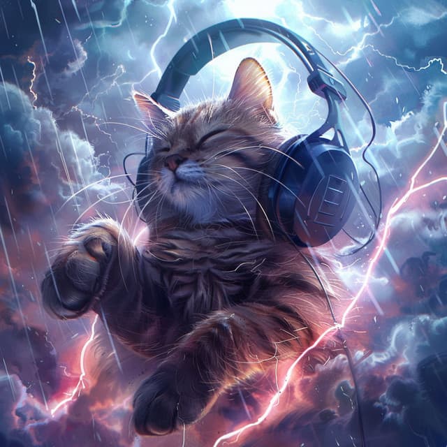 Whiskers Thunder: Soothing Sounds for Cats - Cat Songs