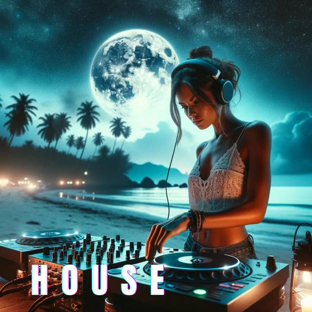 Lunar Beats: Midnight DJ Vibes, After Dark - Moonlight Dance Mix - DJ Luna Echo