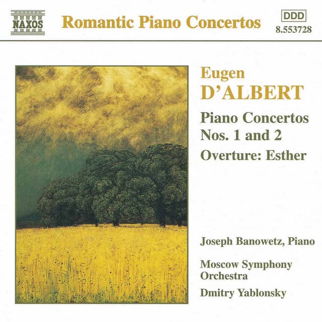 Albert: Piano Concertos Nos. 1 and 2 / Esther Overture - Eugen d'Albert