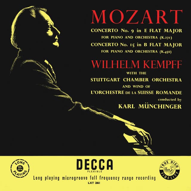 Mozart: Piano Concerto No. 9 'Jeunehomme'; Piano Concerto No. 15 - Wolfgang Amadeus Mozart
