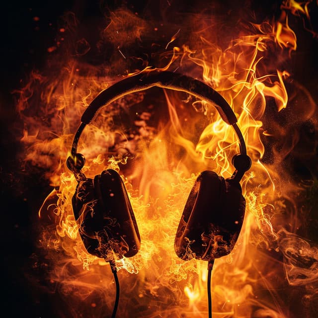 Blazing Dreams: Coastal Fire Melodies - Ambient Chronicity