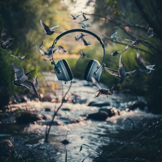 Birds of the Creek: Binaural Nature's Rhapsody - 92 88 Hz - Earth Frequencies and 432 Hz Frequencies