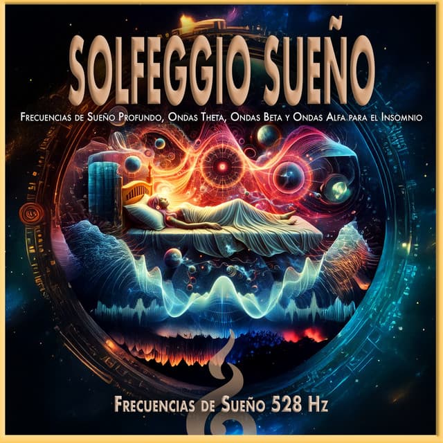 Solfeggio Sueño: Frecuencias de Sueño Profundo, Ondas Theta, Ondas Beta y Ondas Alfa para el Insomnio - Frecuencias de Sueño 528 Hz
