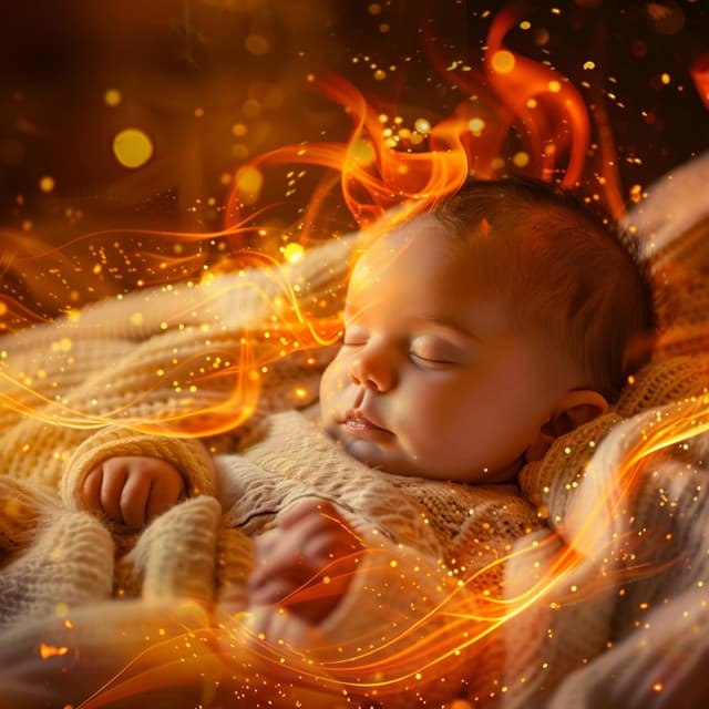Fiery Lullabies: Gentle Tunes for Babies - Baby Calming Resting