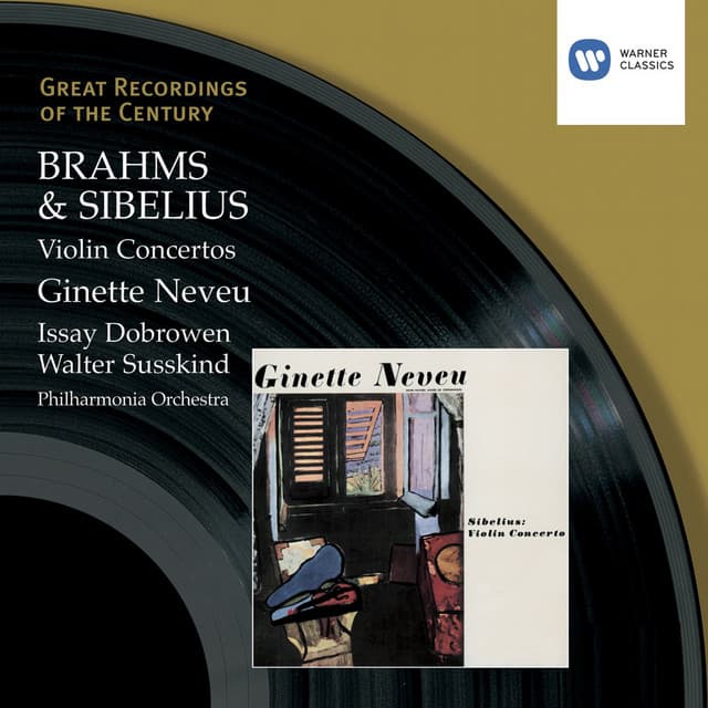 Brahms & Sibelius: Violin Concertos - Ginette Neveu