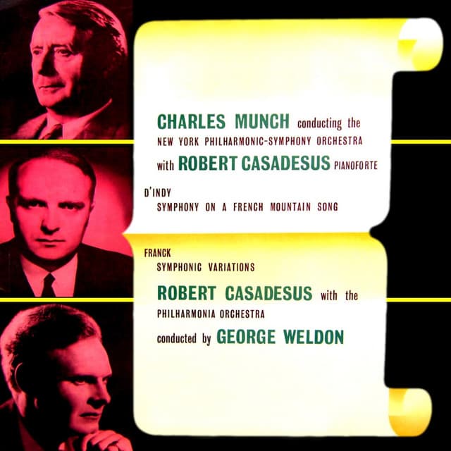 D'Indy: Symphonie Sur Un Chant Montagnard Francais / Franck: Variations Symphoniques - Vincent d'Indy