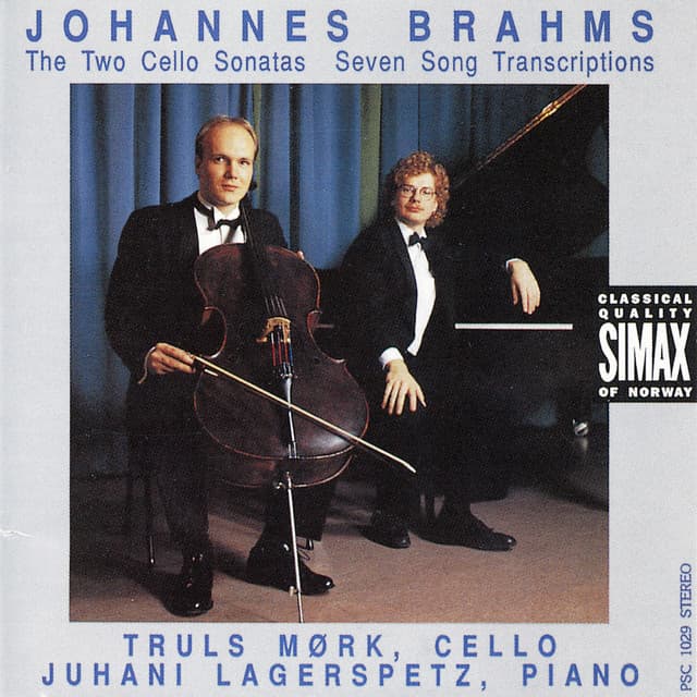Brahms: Cello Sonatas 1 & 2, & Seven Songs - Johannes Brahms